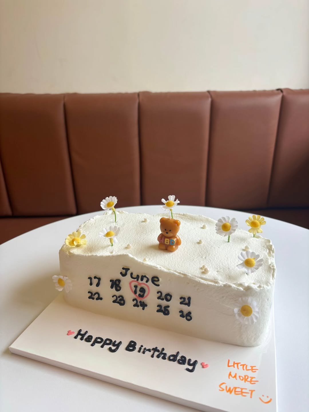 Photo by Littlemoresweet on June 30, 2025. May be an image of cake and text that says '17 June 19 209 おと に Happy Birthday Birthday LITTLE MORE M SWEET'.