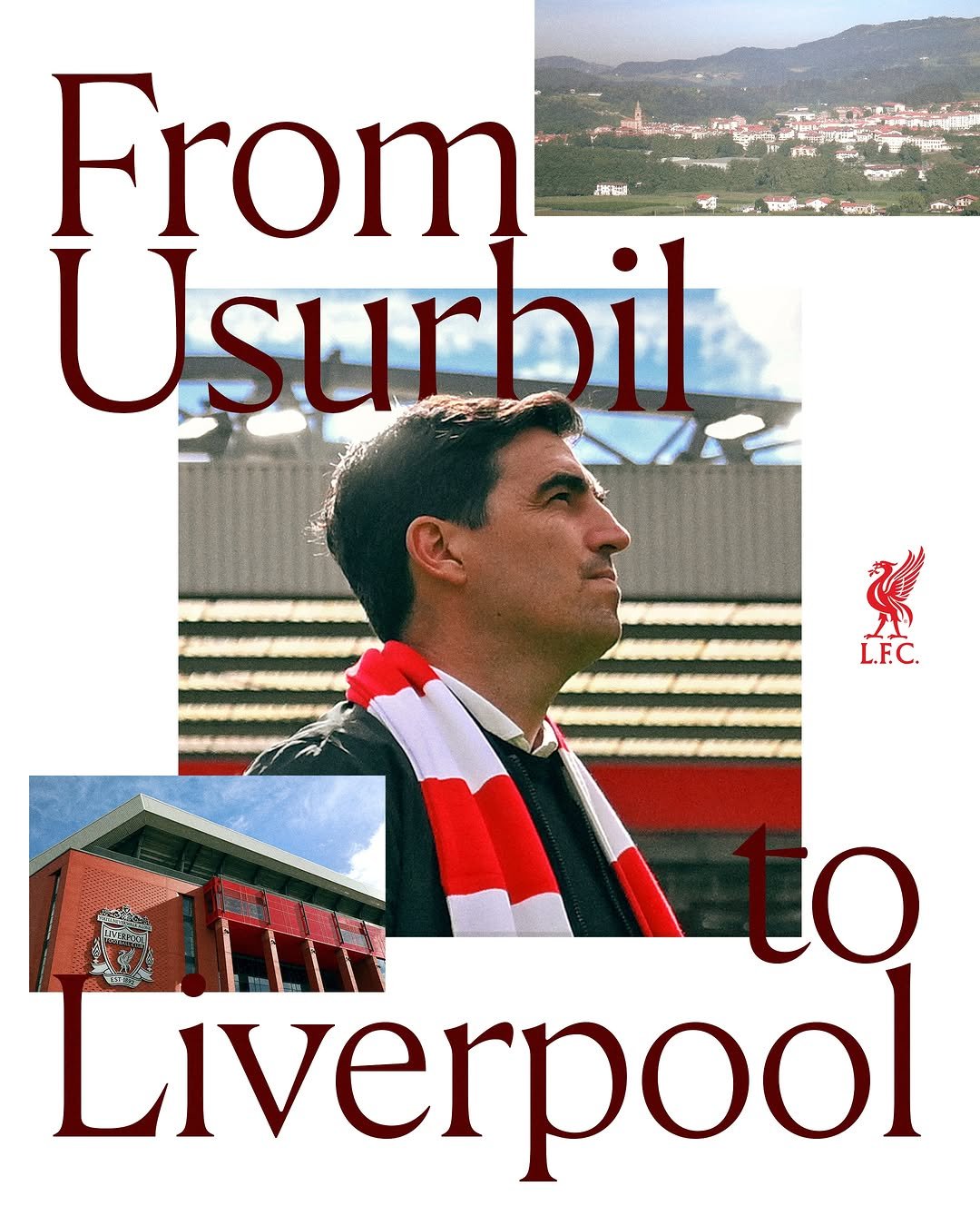 liverpoolfc 게시물 이미지: From Usurbil to Liverpool, via places...