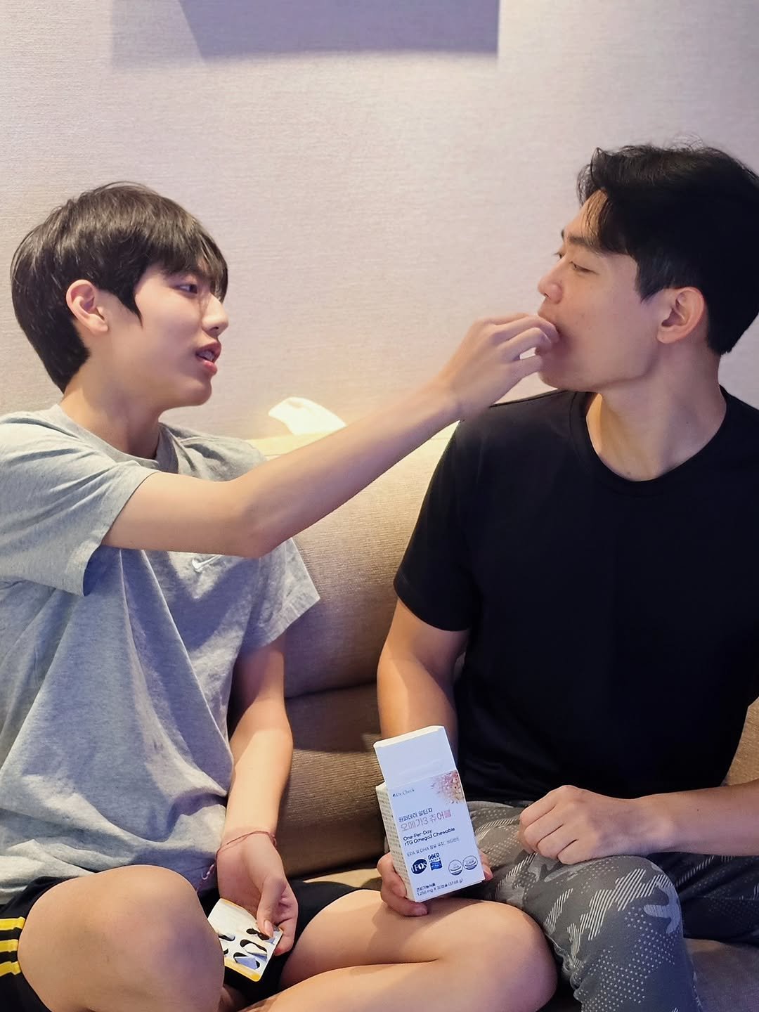 Photo shared by 원지원 on October 13, 2025 tagging @doctorcheck_official. May be an image of one or more people, hand cream and text.