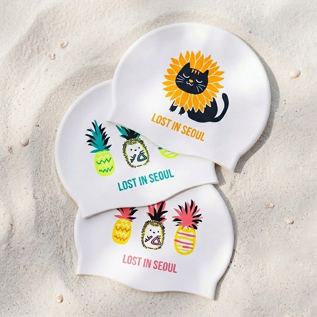 lostinseoul_kr 게시물 이미지: SWIM CAP⛱️
LION CAT
I'M PINE MINT
I'M PINE ORANGE
