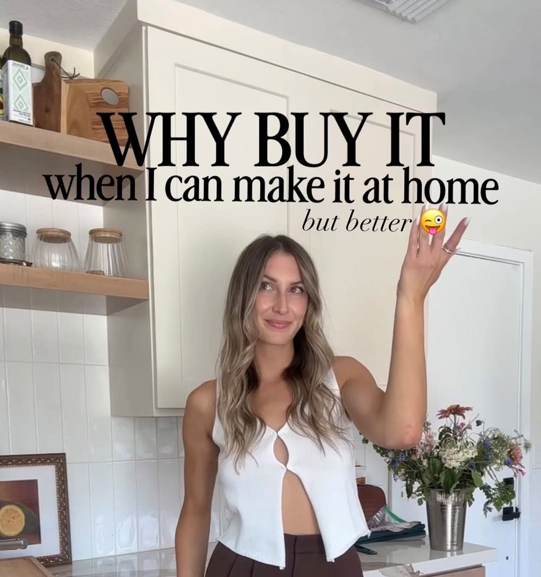 Photo by hannah kling on February 18, 2026. May be an image of text that says '魚 HY BUY IT nl I can make it at home but better'.