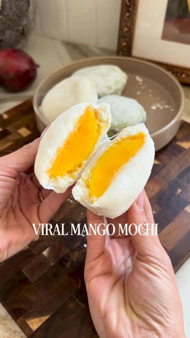 lovelydelites 게시물 이미지: the viral mango mochi is 1000% worth the hype...