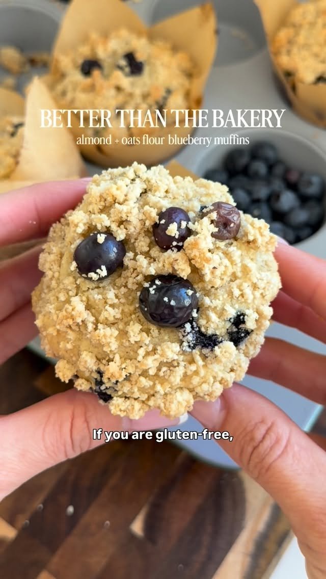 lovelydelites 게시물 이미지: the BEST gluten free blueberry muffins made...