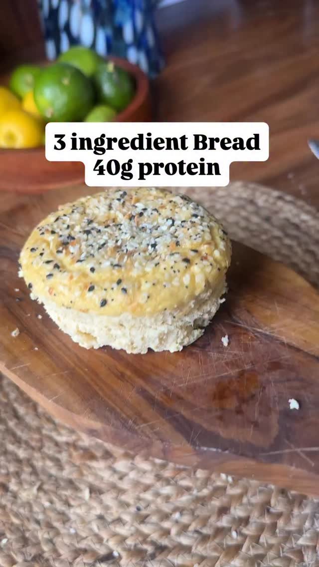 lowcarbnorma 게시물 이미지: Only 3 ingredients to make this bread packed...