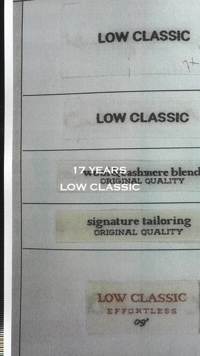 lowclassic_seoul 게시물 이미지: 17 YEARS, LOW CLASSIC

로우클래식 17주년을 맞아 브랜드를...