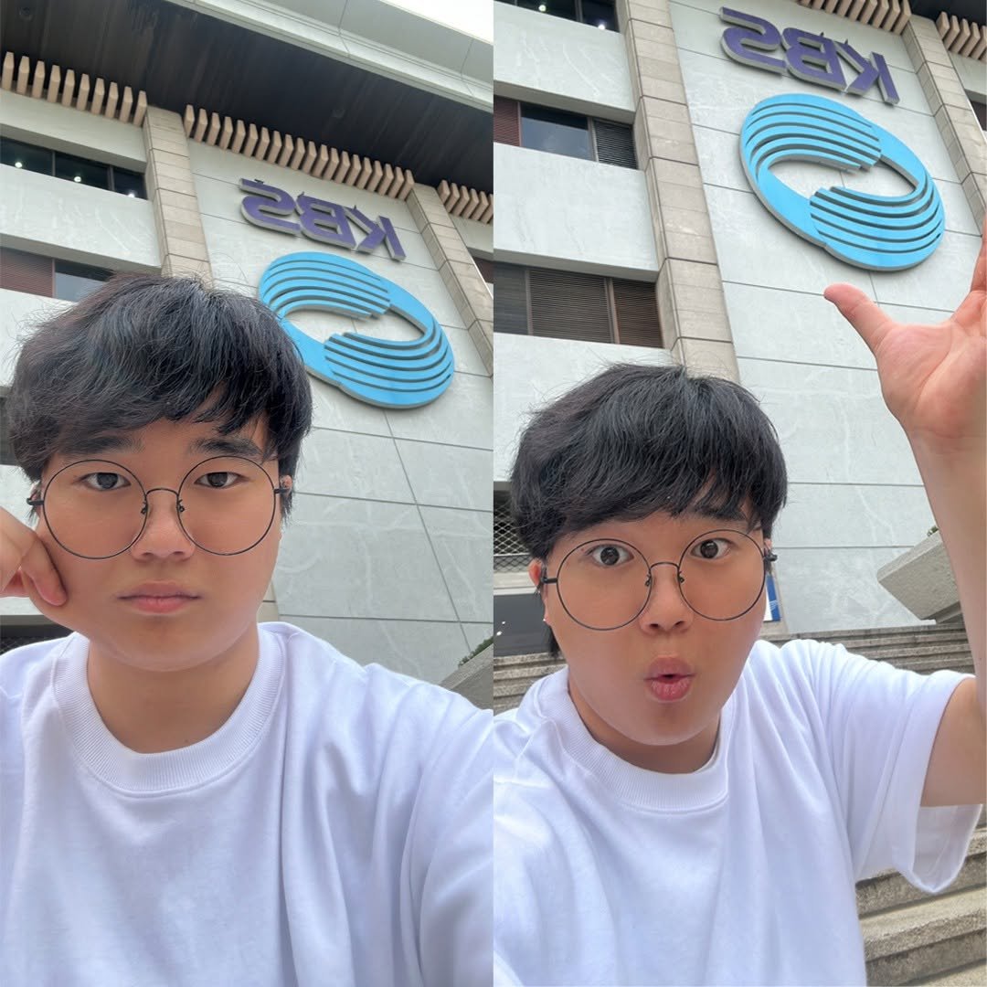 Photo by 이승빈 on July 18, 2025. May be a selfie of 2 people, bangs, eyeglasses and text that says '28X セヨン'.