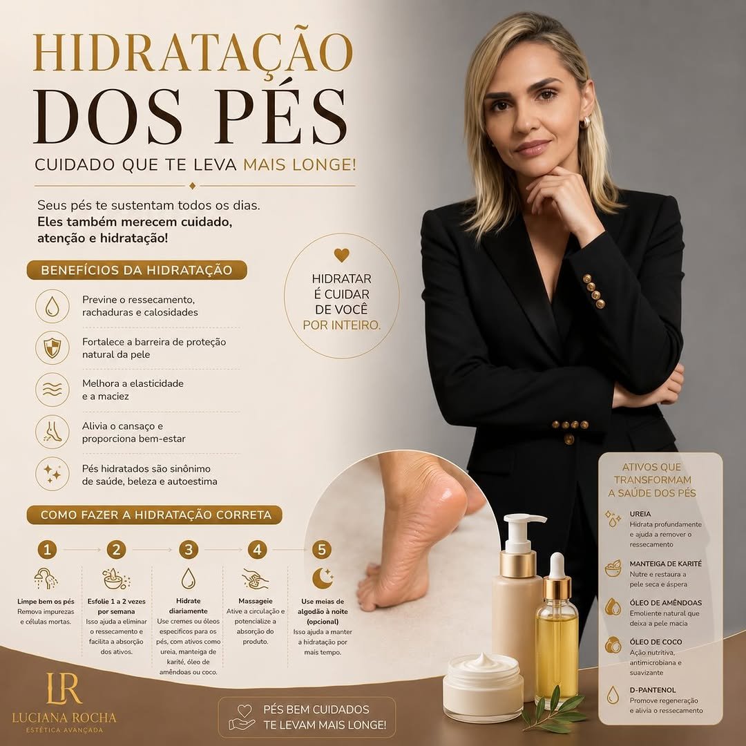 lucianagrocha 게시물 이미지: ✨ HIDRATAÇÃO DOS PÉS: UM CUIDADO QUE VAI ALÉM...