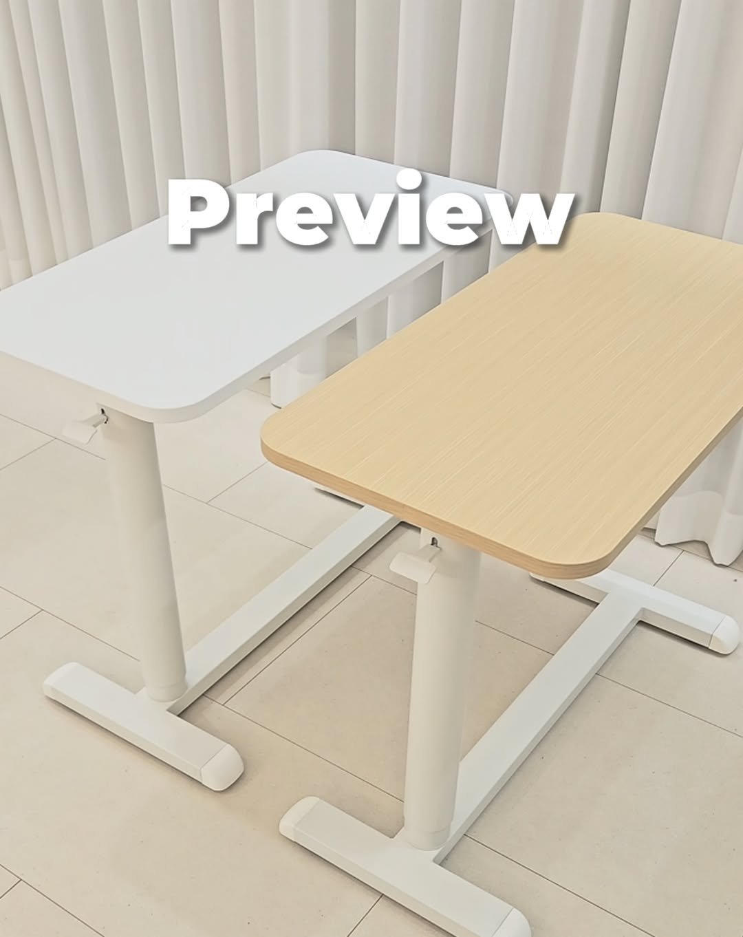 Photo by 루언서의 집💛ㅣ살림, 인테리어 on July 02, 2025. May be an image of table, step stool, chair, desk and text that says 'Preview'.