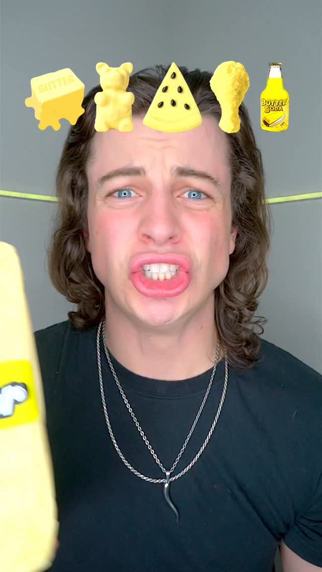 lukedidthat 게시물 이미지: Giant Butter Food ASMR 🧈🤤 #challenge