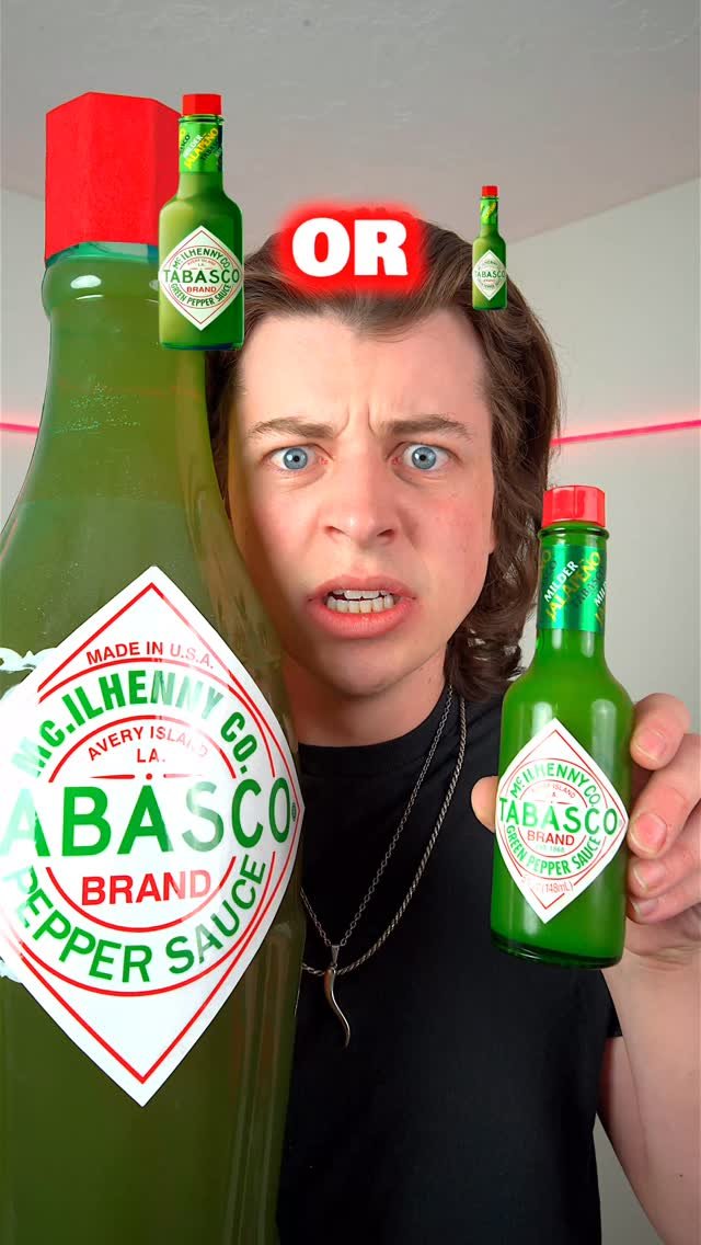 lukedidthat 게시물 이미지: Giant OR Tiny 🥵 (Spicy Snacks) #challenge