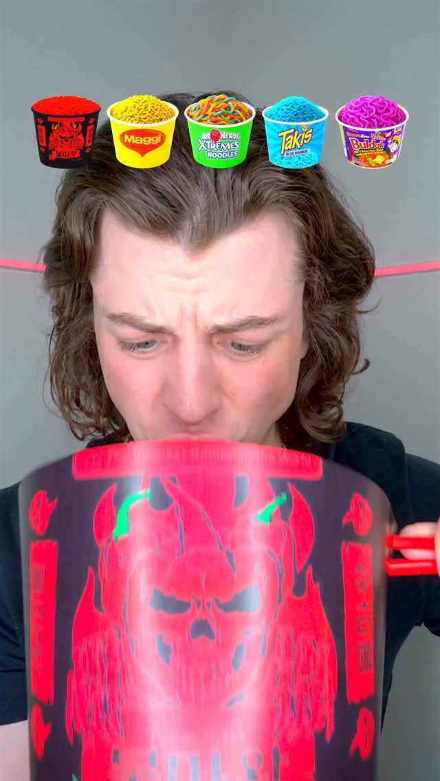 lukedidthat 게시물 이미지: Every Giant Ramen ASMR 🍜🥵 #challenge