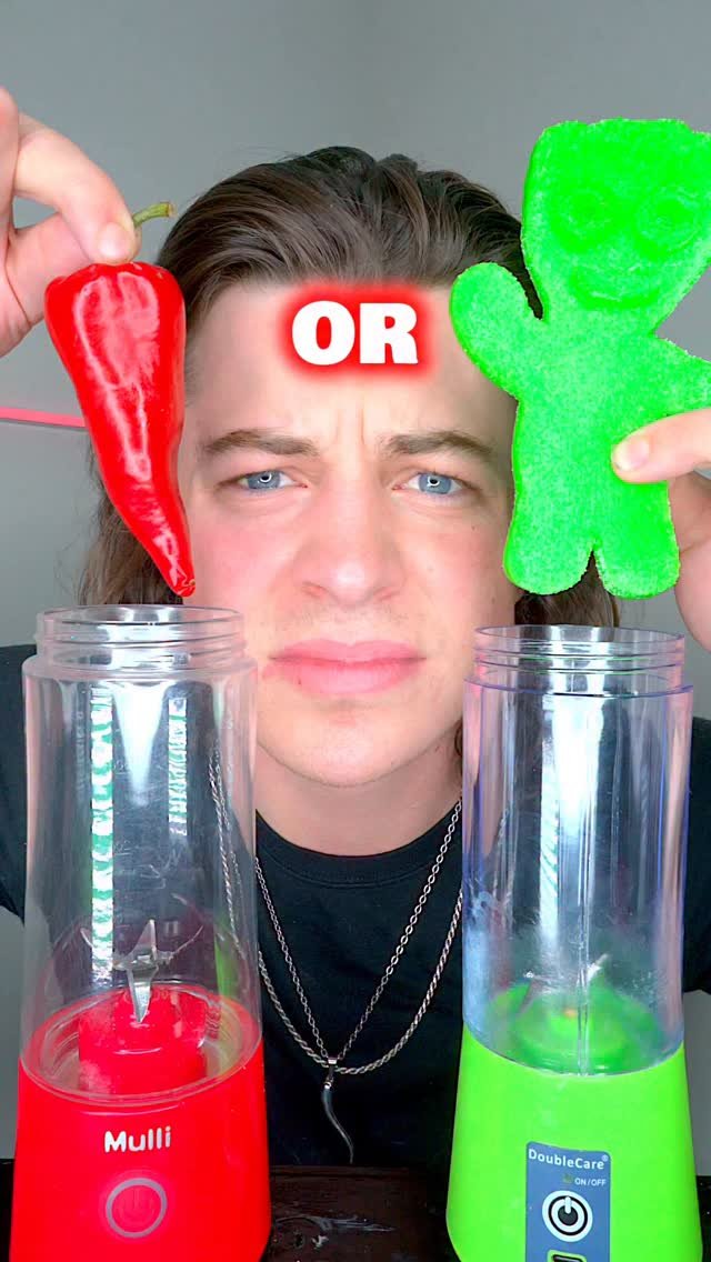 lukedidthat 게시물 이미지: Spicy OR Sour Smoothie 🥵🤤 #challenge