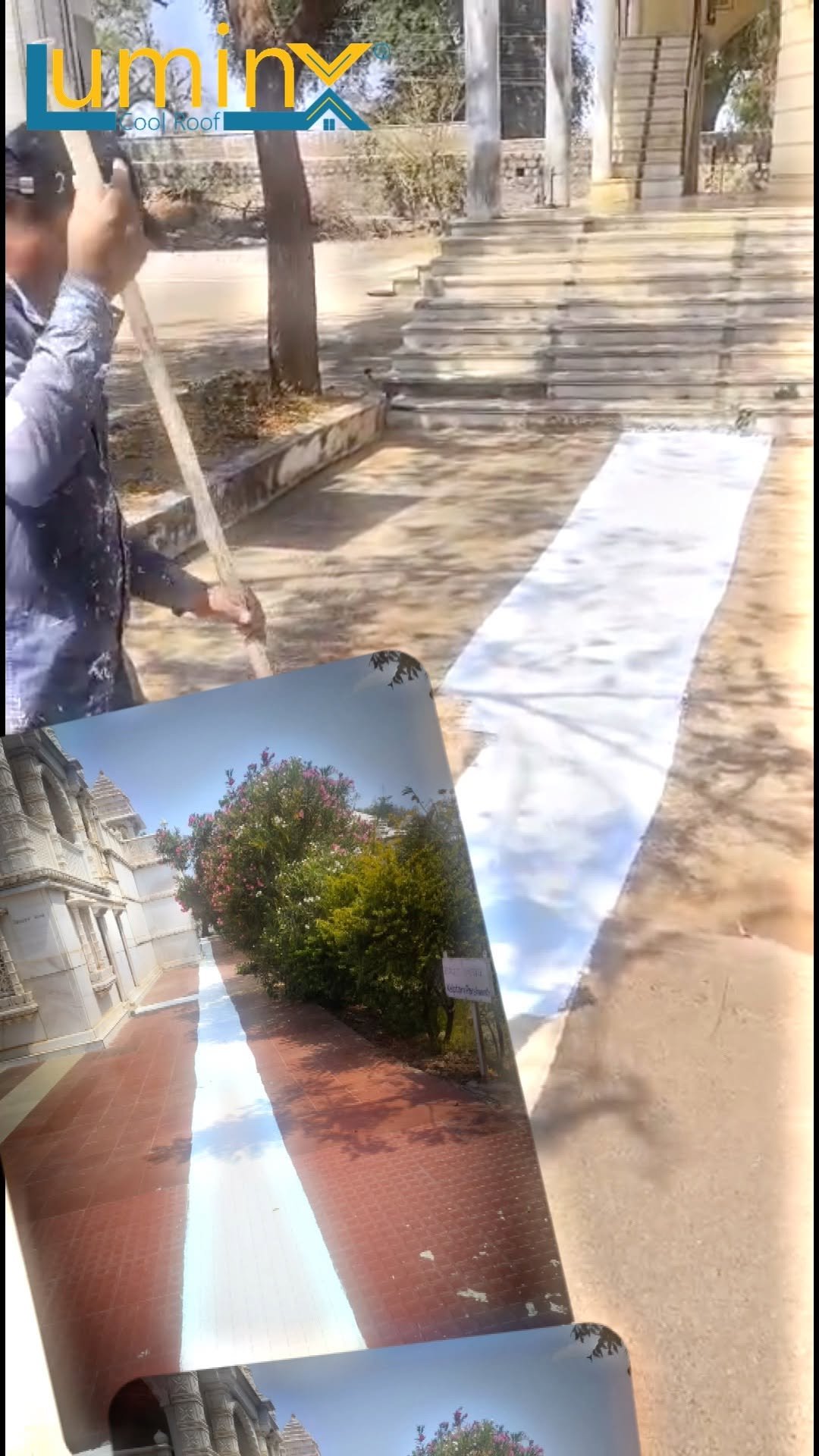 lumincoatings 게시물 이미지: LuminX Cool Pavement Paint is an advanced...