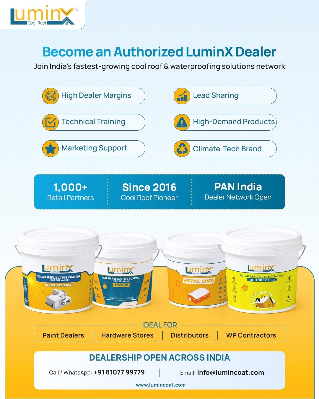 lumincoatings 게시물 이미지: Become a LuminX Authorized Dealer! 🌟
Partner...