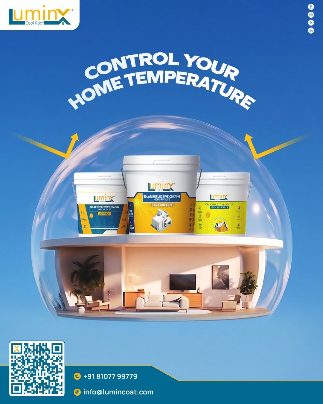 lumincoatings 게시물 이미지: Excess roof heat can increase room temperature...