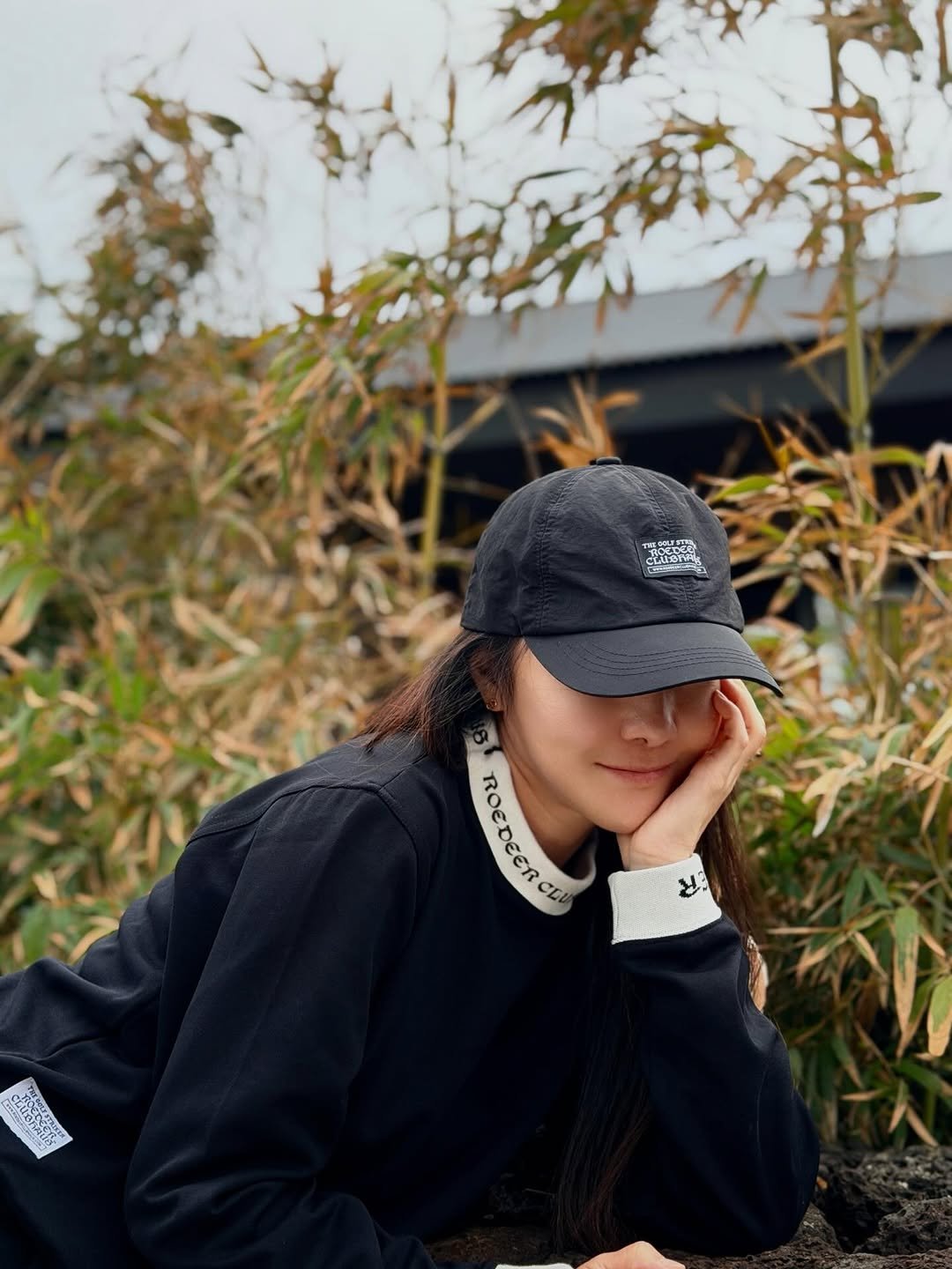 Photo shared by Yeonjoo shin on March 02, 2026 tagging @roedeerclubhaus. May be an image of hat, fleece, outdoors and text.