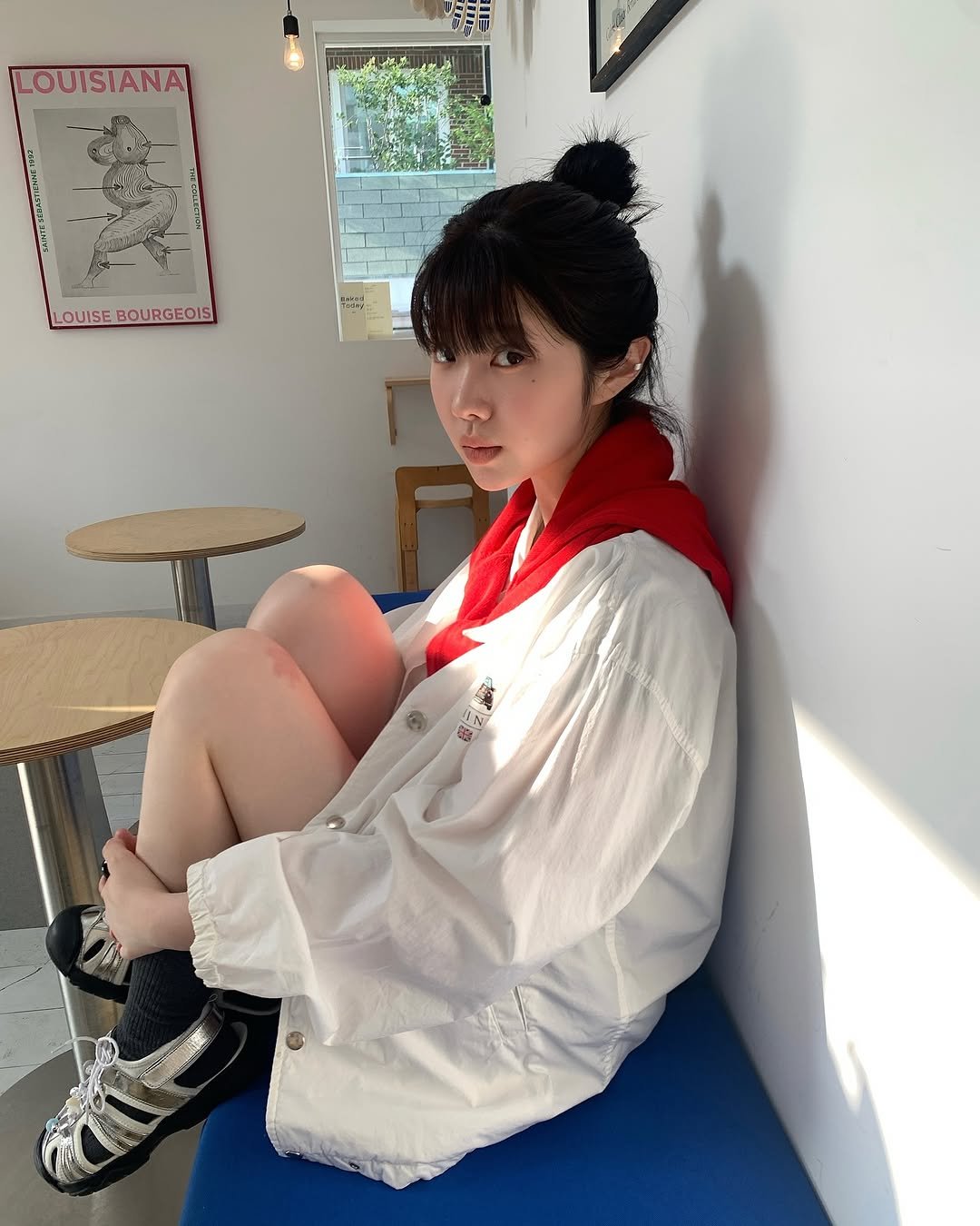 Photo shared by @제영 on June 09, 2025 tagging @suecommabonnie, and @212_fev_scb. May be an image of robe, bath robe, cloak and text.