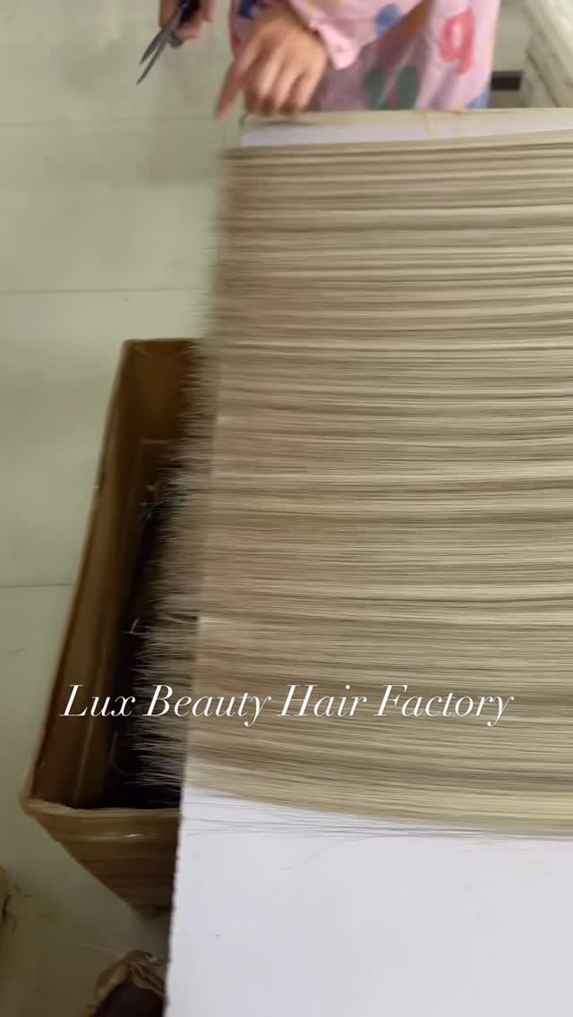 luxbeauty_hairs 게시물 이미지: Trim the ends of the hair extensions....