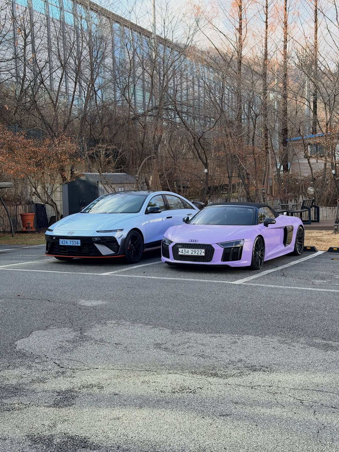 Photo by 전 정수 on December 24, 2025. May be an image of car, roadster, convertible, road and text.