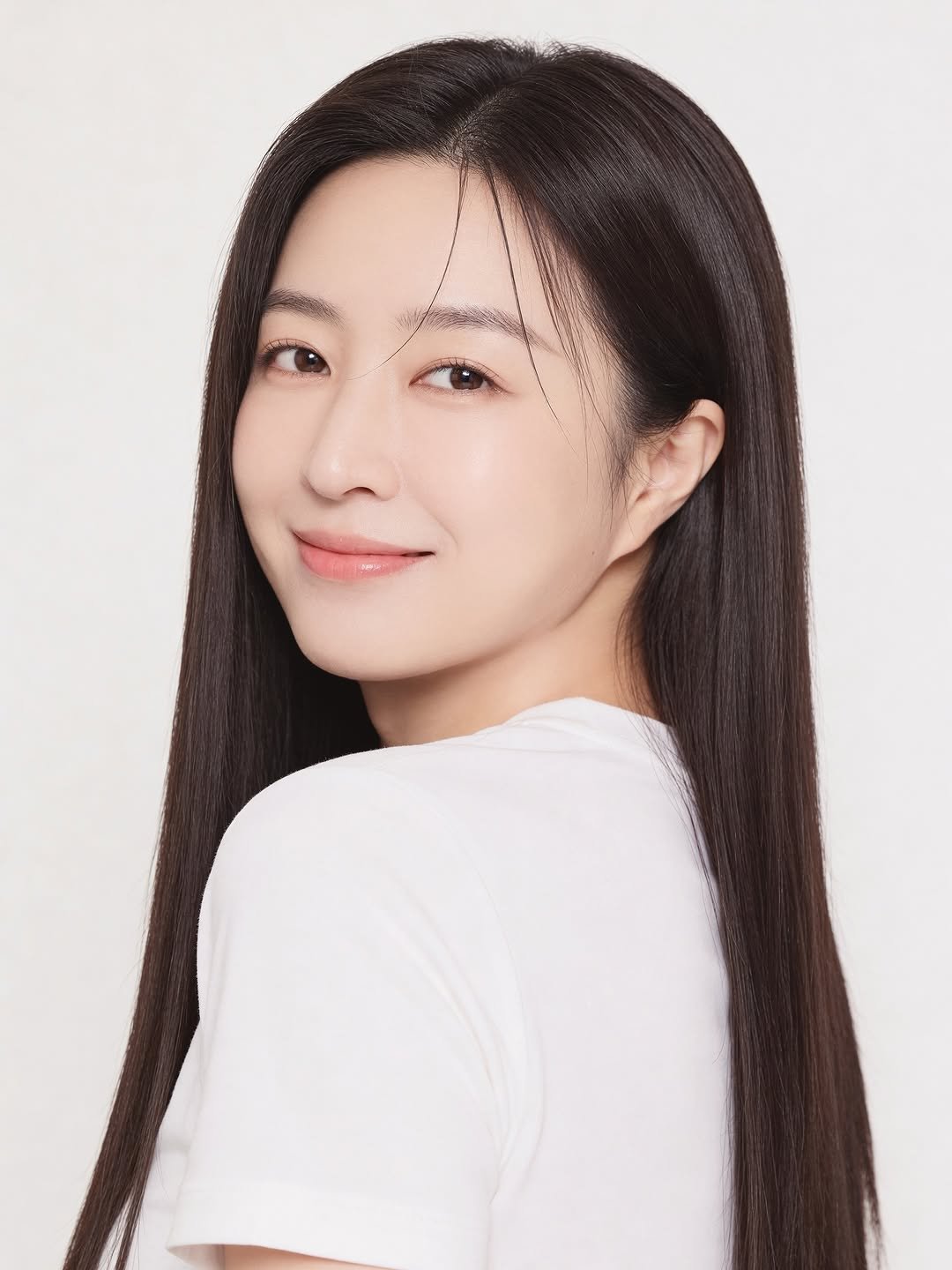 Photo by 전 정수 on February 22, 2026. May be an image of one or more people, braids, makeup and text.