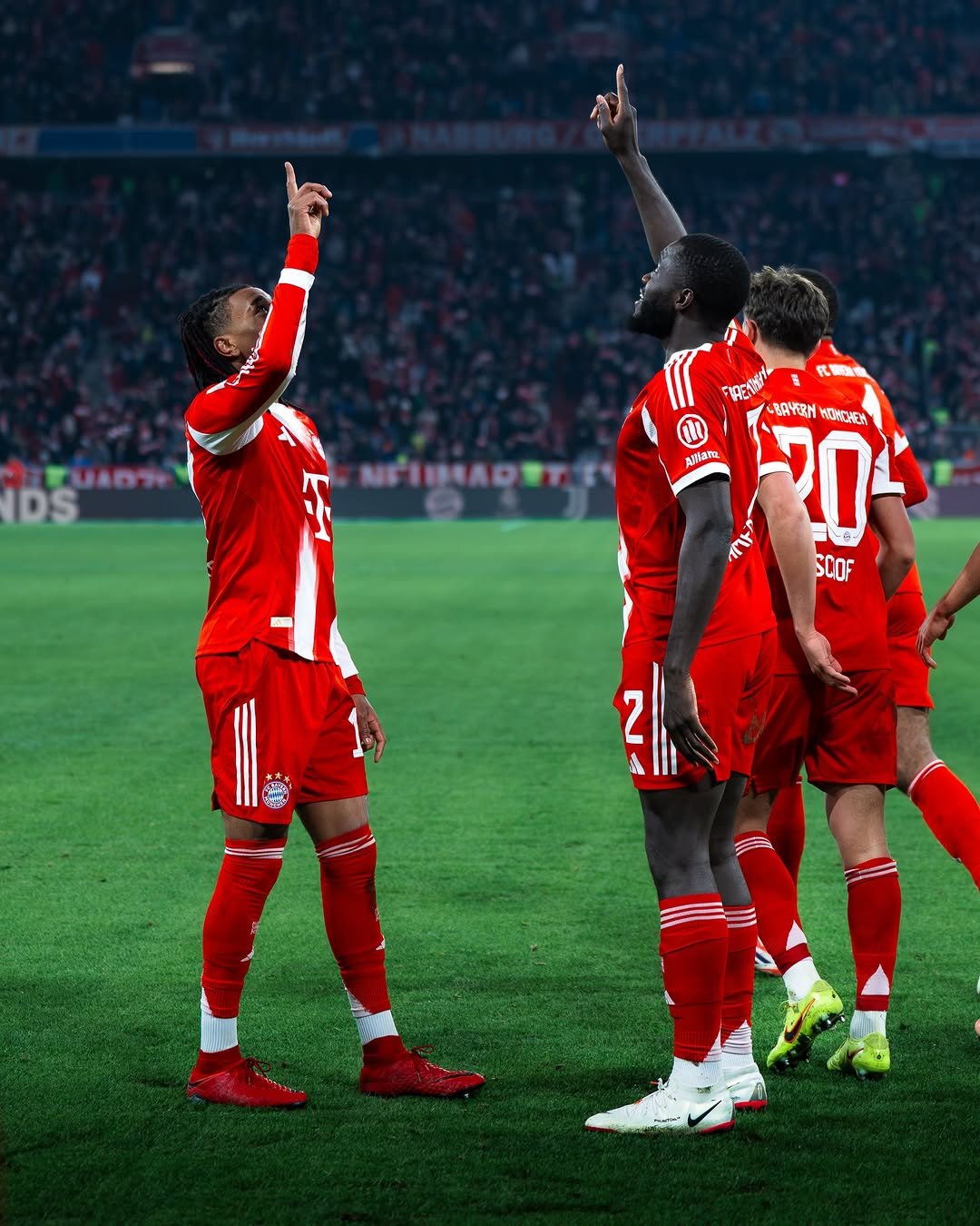 Photo by MichaelOlise on November 22, 2025. May be an image of football, soccer, cleats, ball, stadium and text.