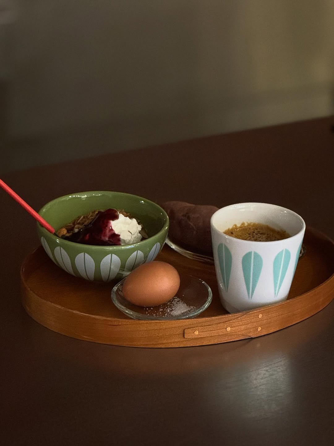 Photo shared by ᴍᴀᴅᴀᴍᴇɢʀᴀʏ on January 29, 2026 tagging @madamegray_official. May be an image of egg yolk, gelato, teacup and text.