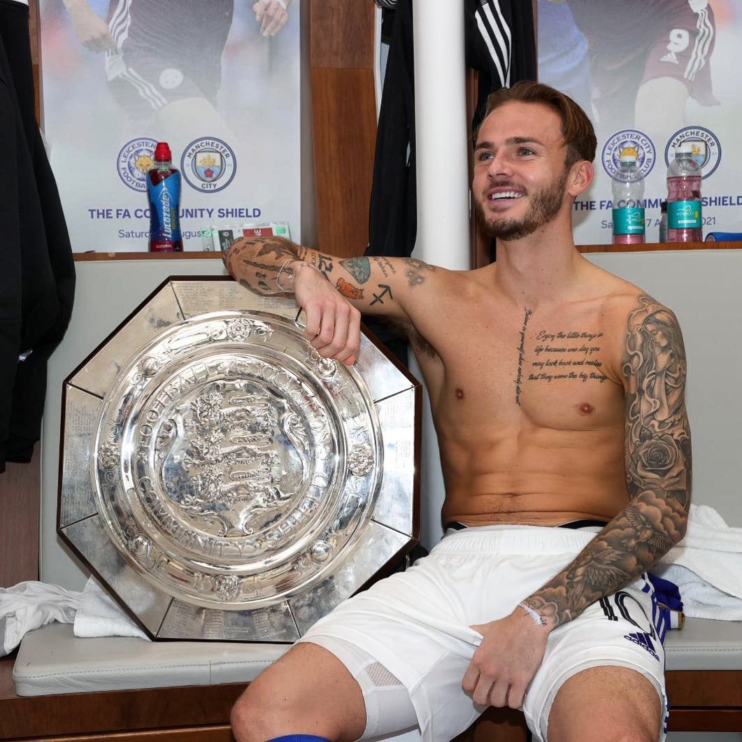 Photo by James Maddison in Wembley Stadium with @plumbimages.