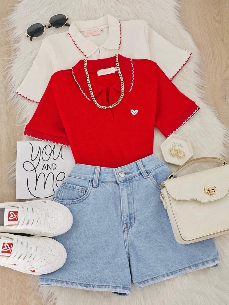 Photo by MENTA AHORA ES MAEMI on April 21, 2026. May be an image of shorts, skirt, top, dress and text.