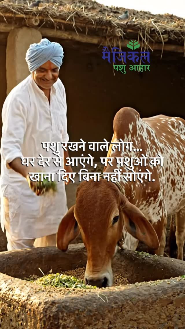 magicalfeeds_ 게시물 이미지: Sirf kisan bhai hi samajh paenge 
#dairyfarming