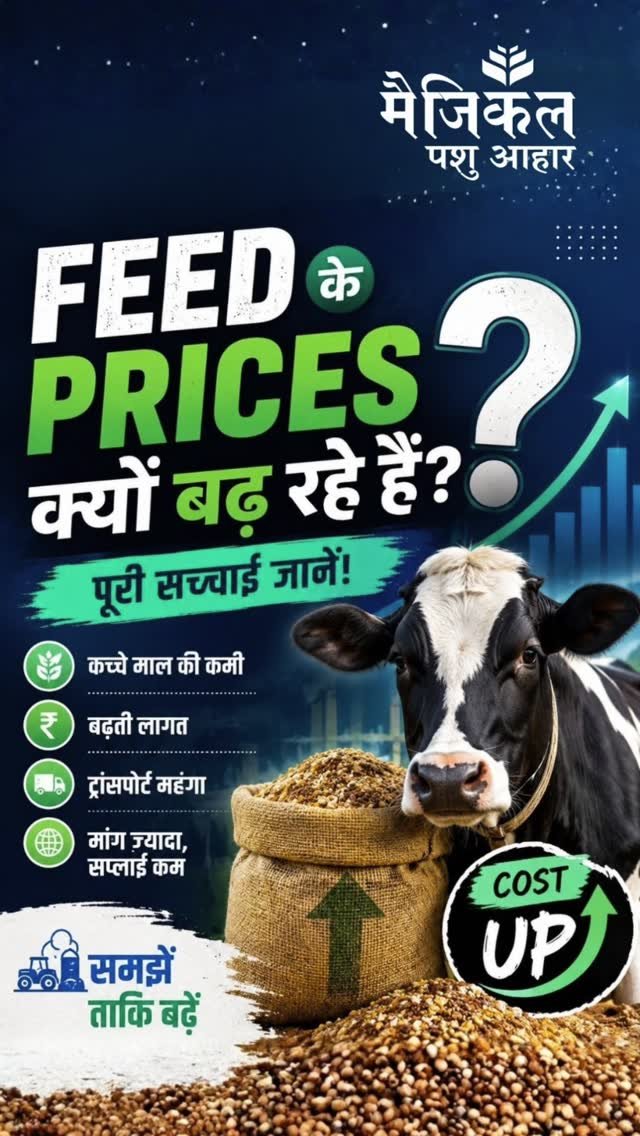 magicalfeeds_ 게시물 이미지: Feed ke prices kyu badh rahe h…