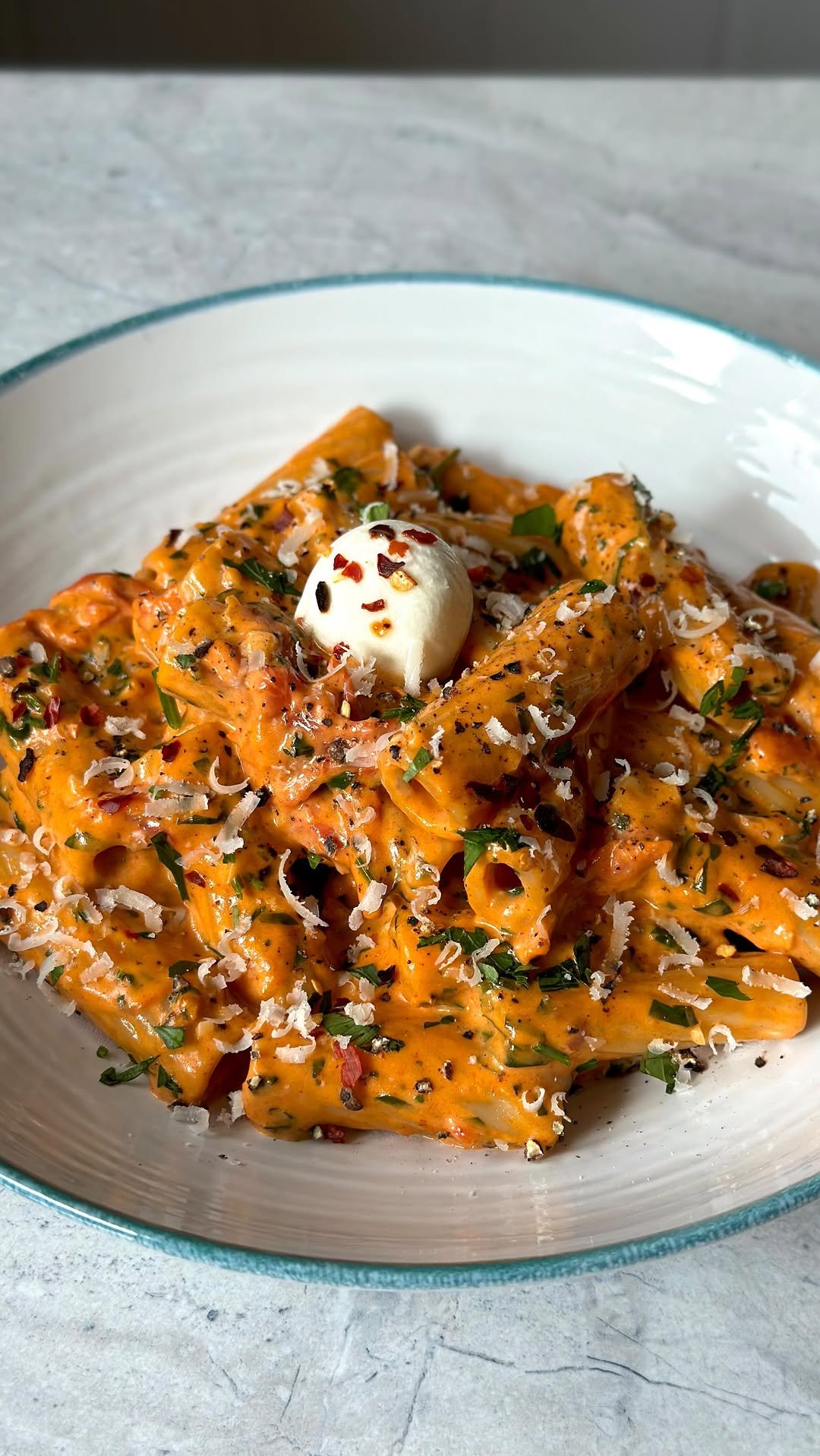 majasrecipes 게시물 이미지: day 1 of 100: Creamy Tomato Garlic...