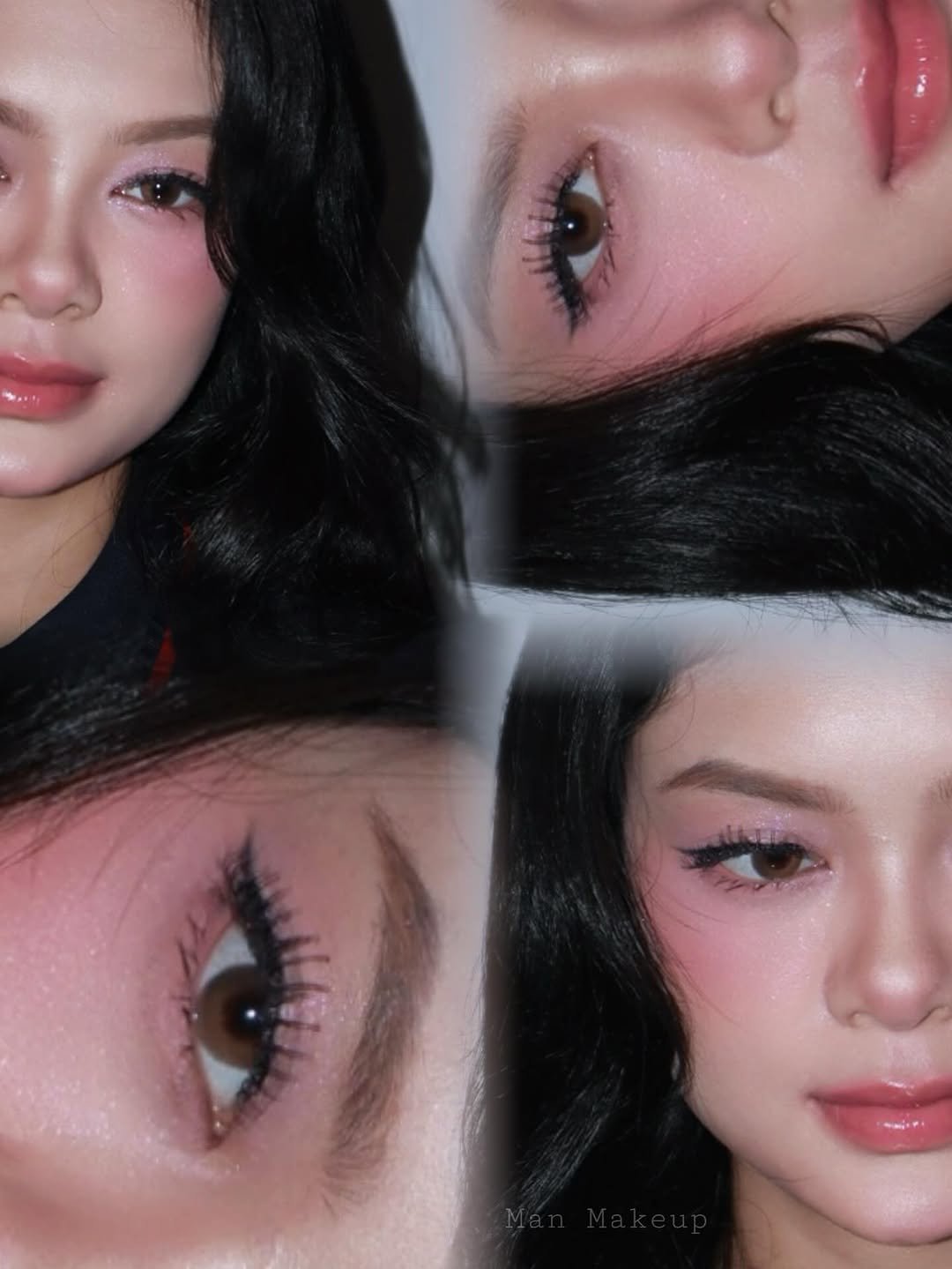 Photo by Man Makeup on October 10, 2025. May be a closeup of one or more people, eyeliner, makeup and text.