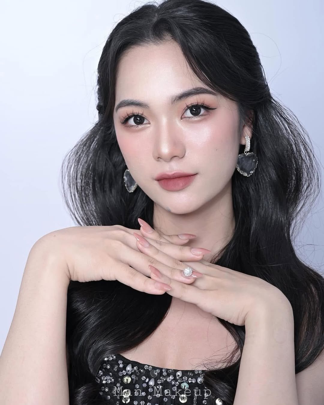 Photo by Man Makeup on November 27, 2025. May be a closeup of one or more people, eyeliner, hair, makeup, lipstick and text.