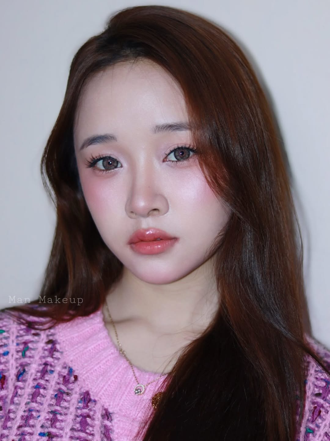 Photo by Man Makeup on November 28, 2025. May be a closeup of one or more people, hair, eyeliner, makeup, lipstick and text.