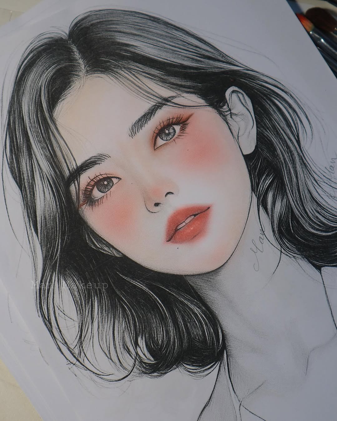 Photo by Man Makeup on October 12, 2025. May be pop art of pencil, sketch, poster and text.