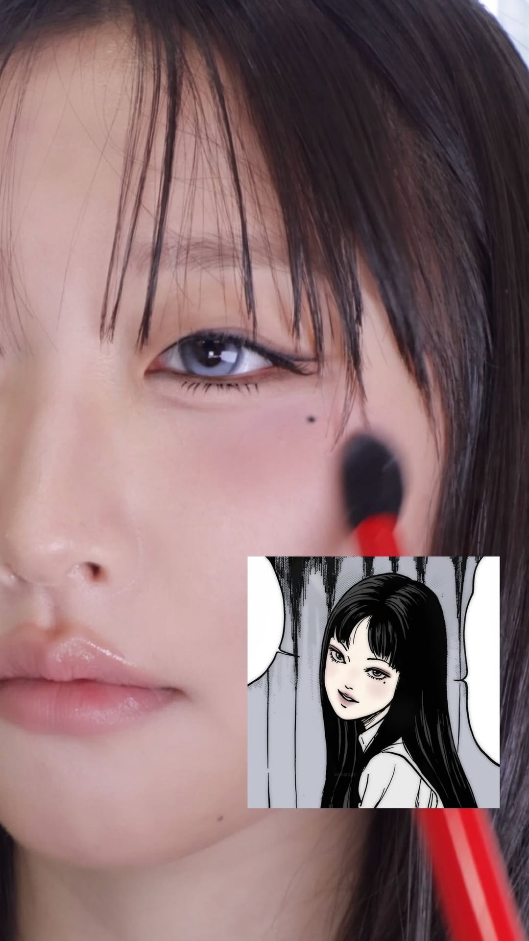 makeup_maker_ 게시물 이미지: 추구미 ‘토미에’라서 쿨톤 세미스모키 해보고 싶은데! 
아직도 못해봤다면 이런식으로...