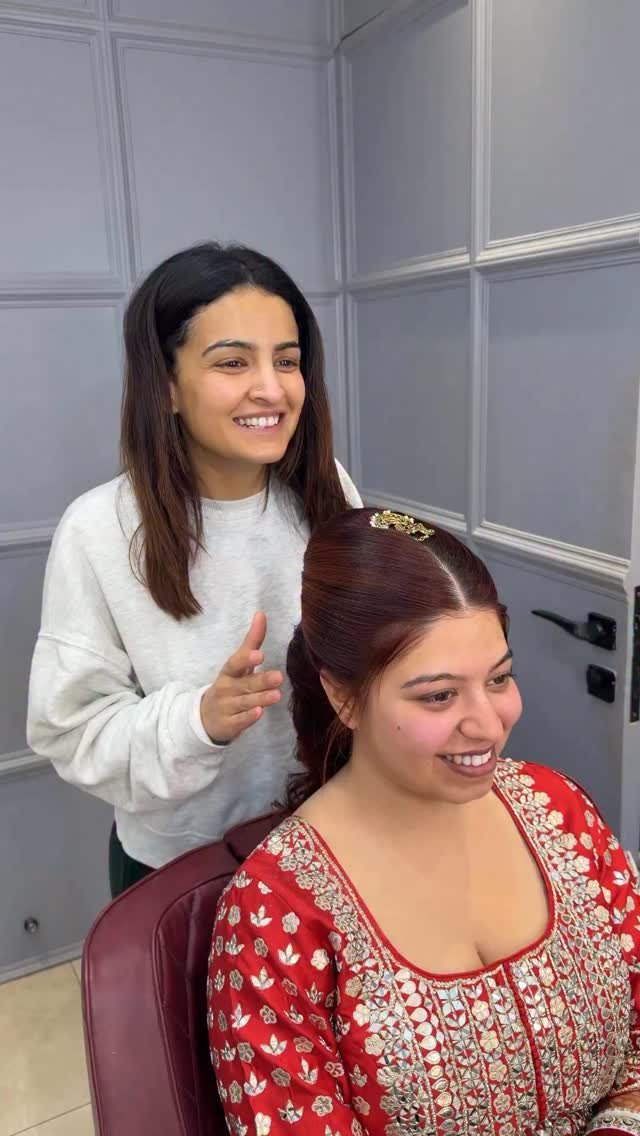 makeupbyavipreetbindra 게시물 이미지: Red lips for my beautiful Morning Bride✨