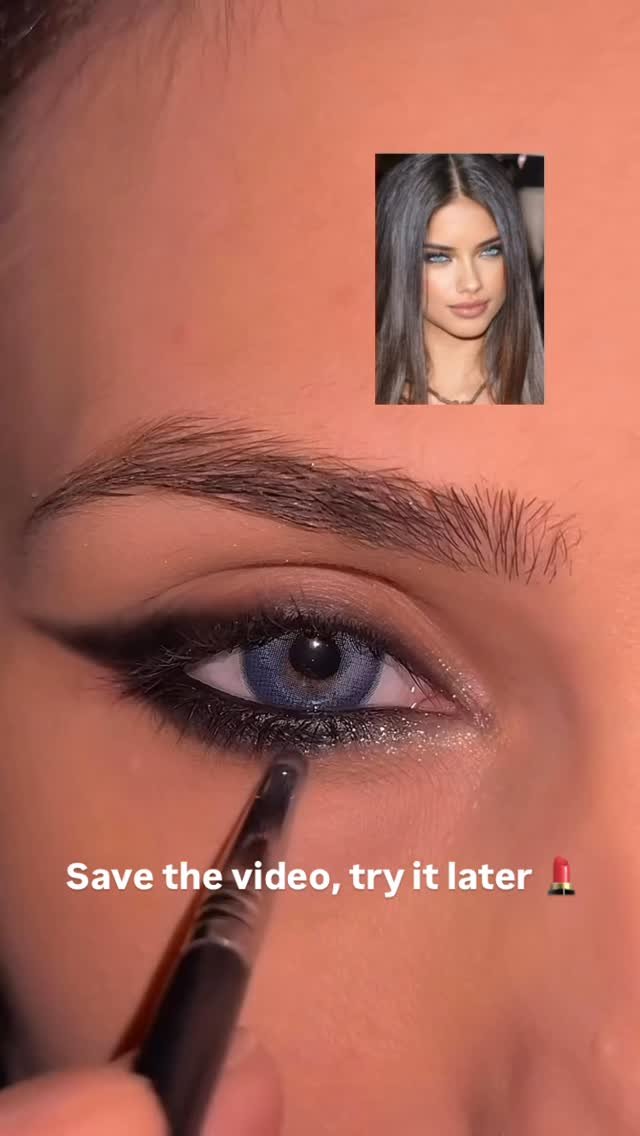 makeupsface 게시물 이미지: Adriana Lima makeup tutorial 😍 Save it for...