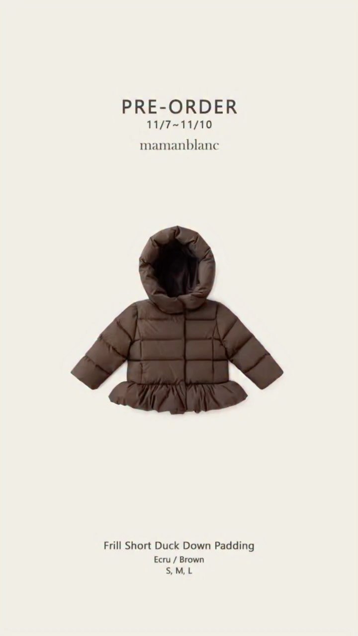 mamanblanc_official 게시물 이미지: 프리오더 오픈 되었어요. 

25FW Duck Down Padding & …...