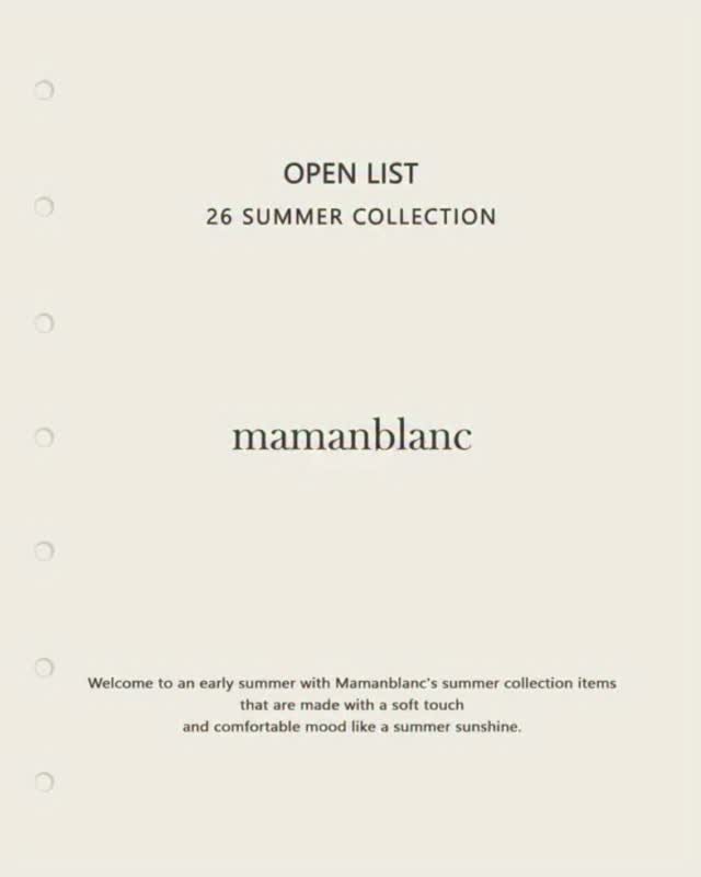 mamanblanc_official 게시물 이미지: 𝟮𝟲𝗦𝗦 𝗗𝗿𝗼𝗽𝟯_𝘀𝘂𝗺𝗺𝗲𝗿𝟭

𝗽𝗿𝗲𝘃𝗶𝗲𝘄 : 𝟰/𝟮𝟯(𝘁𝗵𝘂)...