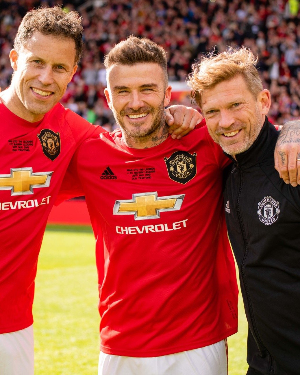 manchesterunitedfoundation 게시물 이미지: Treble reunion 🔁 seven years on...