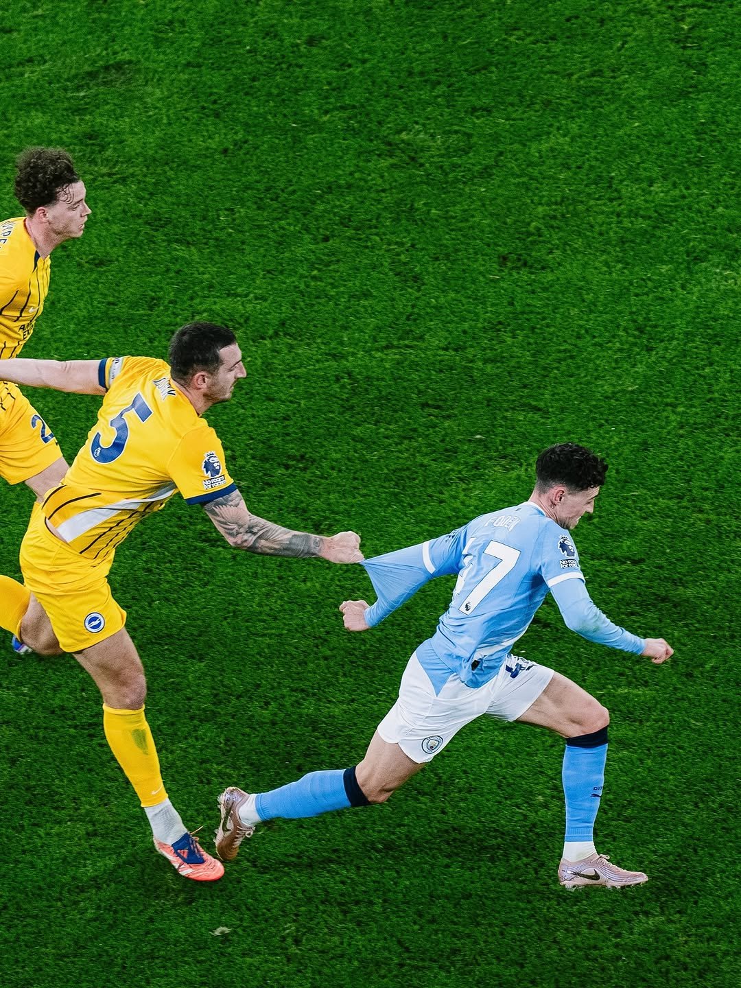 Photo shared by Manchester City on January 07, 2026 tagging @philfoden. May be an image of soccer, football, ball, stadium and text.