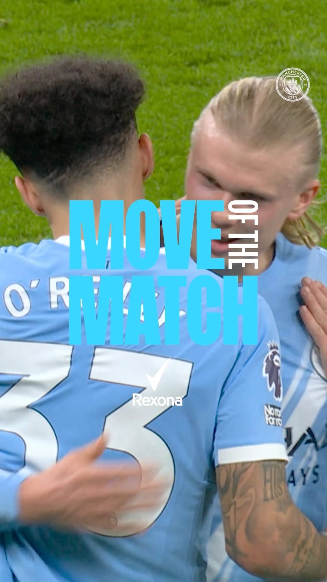 mancity 게시물 이미지: Latching onto an inviting delivery 🎯📦
 
🤝 @rexona_de