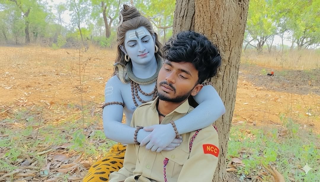 Photo by MANIKANTH  FC on September 12, 2025. May be an image of 1 person, temple and text.