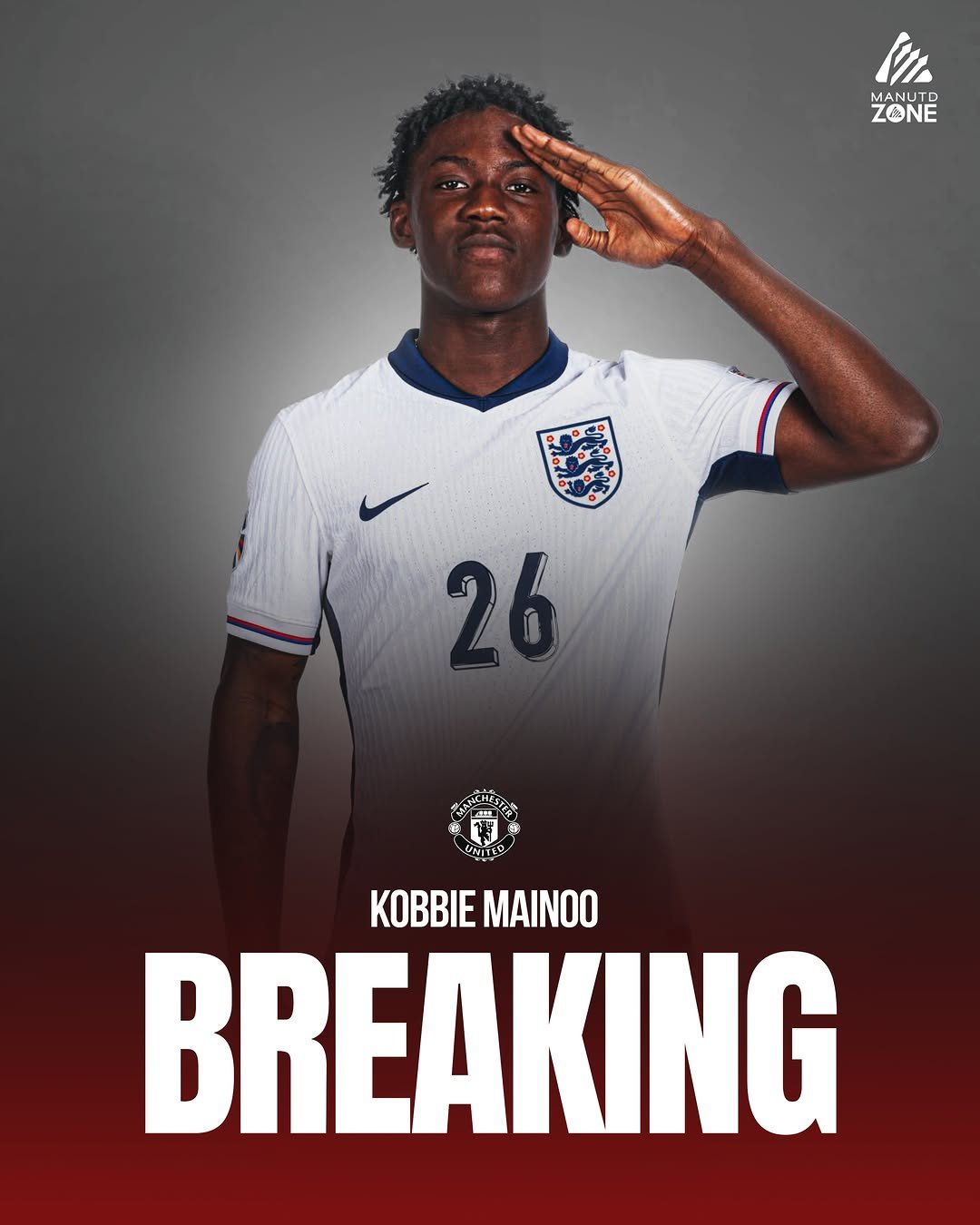 manunitedzone 게시물 이미지: 🚨 𝐁𝐑𝐄𝐀𝐊𝐈𝐍𝐆: Kobbie Mainoo will be 𝐈𝐍 the...