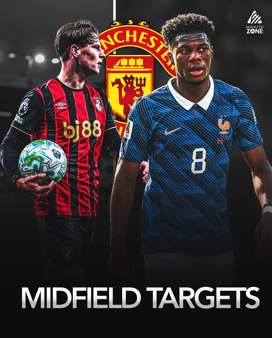 manunitedzone 게시물 이미지: 🚨 Manchester United’s 𝐏𝐑𝐈𝐌𝐀𝐑𝐘 midfield...