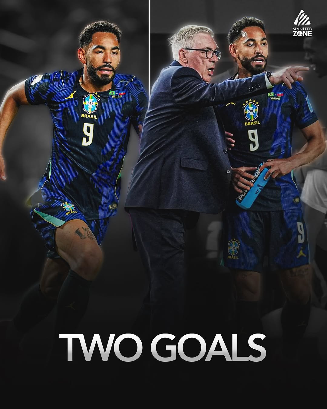 manunitedzone 게시물 이미지: 🚨 𝐌𝐚𝐭𝐡𝐞𝐮𝐬 𝐂𝐮𝐧𝐡𝐚 𝐯𝐬 𝐇𝐚𝐢𝐭𝐢:

• 64 minutes 
• Two...