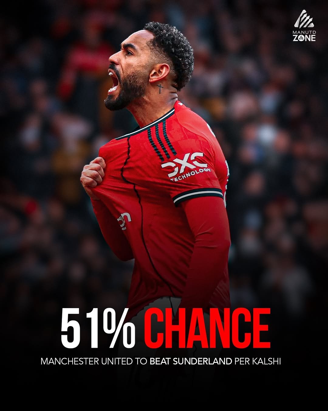 manunitedzone 게시물 이미지: 🚨 Manchester United have a 51% chance of...