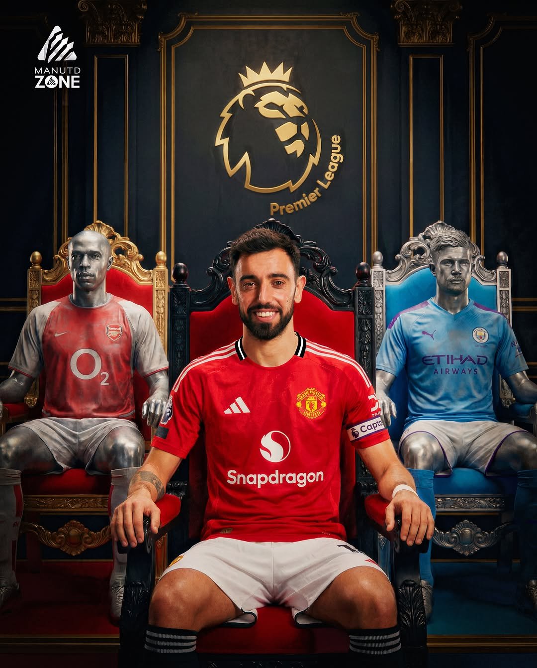 manunitedzone 게시물 이미지: Bruno Fernandes has now 𝐌𝐀𝐓𝐂𝐇𝐄𝐃 the 𝐏𝐑𝐄𝐌𝐈𝐄𝐑...