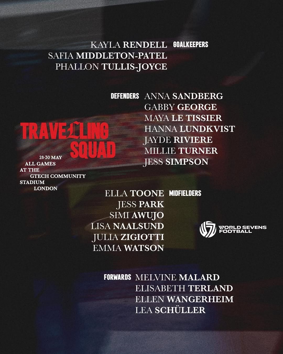 manutdwomen 게시물 이미지: Introducing our travelling squad for the World...